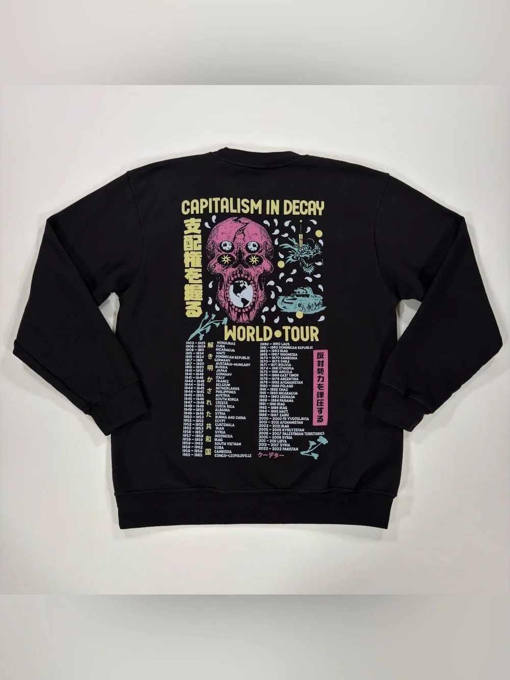 Capitalism In Decay World Tour BlackSweatshirt XL Hasan Piker